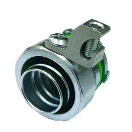 7STR38BGL, 3/8″ STRAIGHT STEEL SEALTITE FITTING W/ GROUNDING LUG
